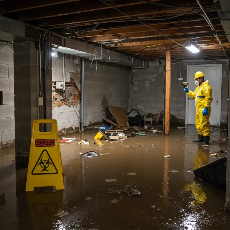 Flooded Basement Electrical Hazard in Lemmon Valley, NV Property